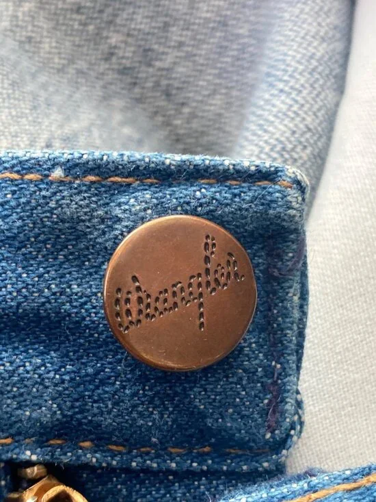 Vintage Wrangler Cowboy Cut Straight Leg Printed Women’s Jeans 31x36 USA Talon - Picture 9 of 15